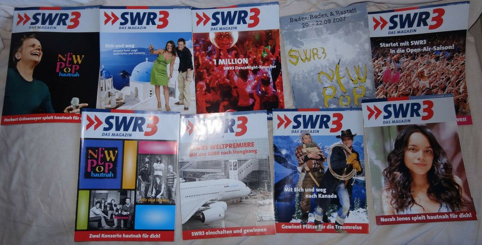 D SWR 3 DAS MAGAZIN 9 Hefte 2007 wenig gelesen gut -sehr gut erha in Breitscheid