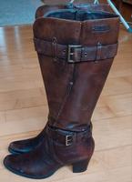 Damenlederstiefel von Tamaris Größe 39 braun Bayern - Kraiburg am Inn Vorschau