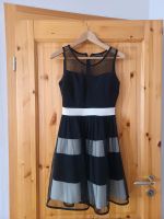 Cocktail Kleid Gr 36, schwarz/weiss mit Tüllrock, 1x getragen!!!! Bayern - Burghaslach Vorschau