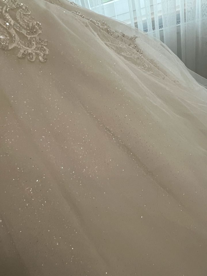 Hochzeitskleid Prinzessin-Kleid Gelinlik Tüll Brautkleid Gr38 40 in Oberhausen