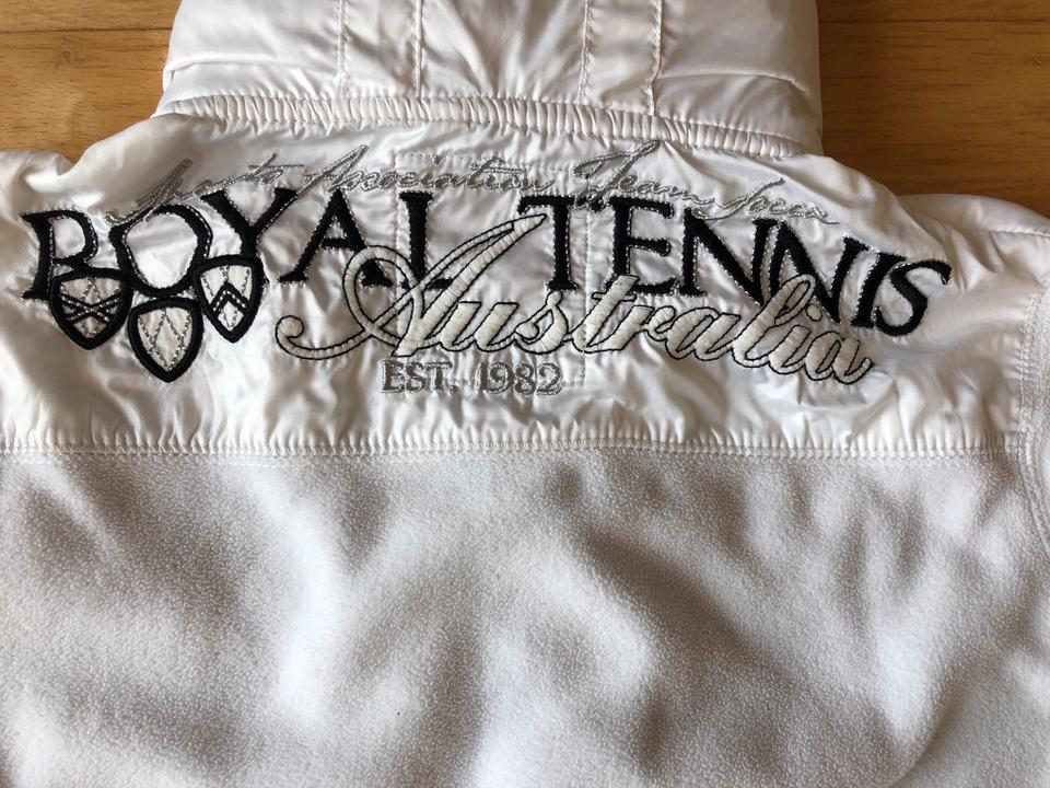 SOCCX Damenjacke Jacke Fleecejacke Tennis Maritim Weiß XL in Schwentinental