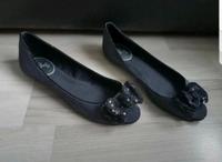 Süsse Peeptoes zehenfreie Ballerinas Jeansoptik Bayern - Eichenau Vorschau
