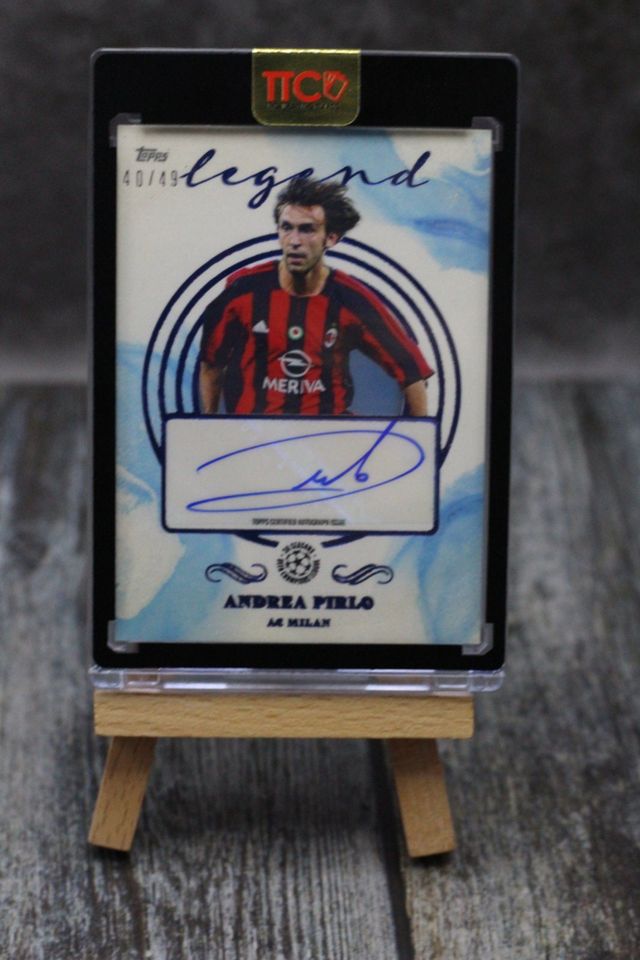 Topps Pearl Andrea Pirlo 40/49 Auto Legend Autograph / Perfect / in Barendorf