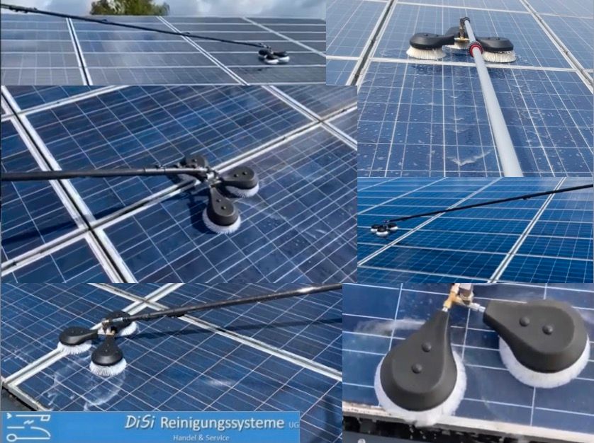 PV Photovoltaik Solar Reinigung Set Bürste Hochdruckreiniger HDS in Rüdesheim am Rhein