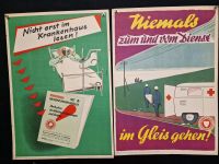 10 alte DB UVV DIN A2 Plakate 50er-80er Jahre Unfallverhütung #11 Saarland - Heusweiler Vorschau