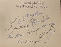 Deutschland Weltmeister 1954 DFB - 12 Autogramme Duisburg - Duisburg-Mitte Vorschau