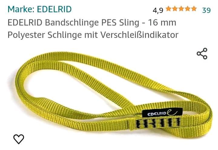 Edelrid Bandschlinge in Brockum