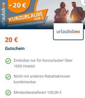 20 € Gutschein Code für Urlaubsbox Nordrhein-Westfalen - Bergheim Vorschau
