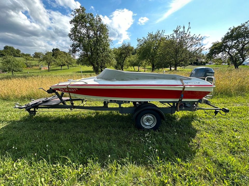 Motorboot 60 PS mit Bodenseezulassung + Trailer in Engstingen