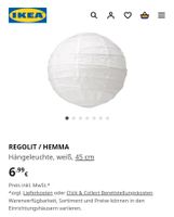 Gegloit / HEMMA IKEA Deckenlampe / Hängeleuchte Hannover - Mitte Vorschau