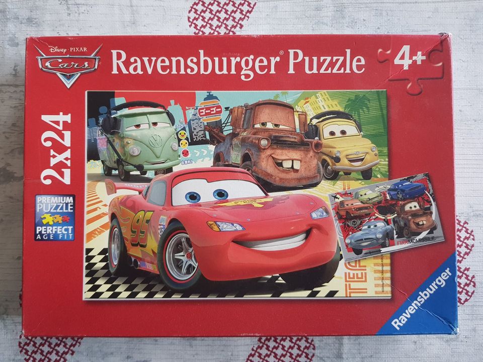 Ravensburger Puzzle 2x24 – Cars2, Lightning McQueen – ab 4 Jahren in Neusäß