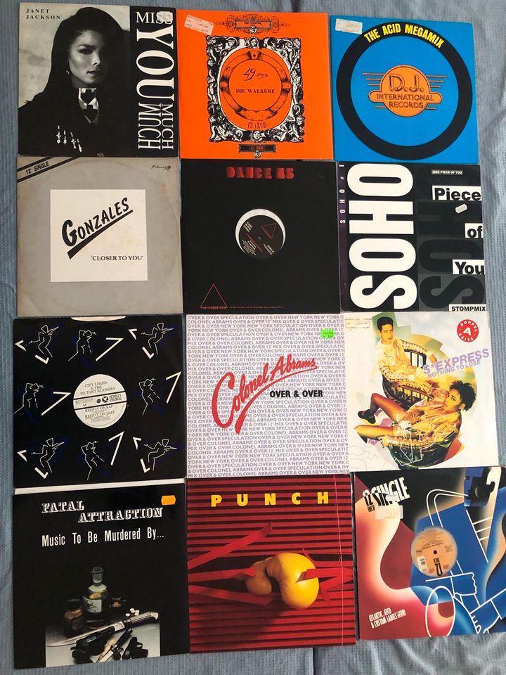 Schallplatten Maxi Singles ca. 370 Stück Konvolut oder Einzeln in Oppenheim