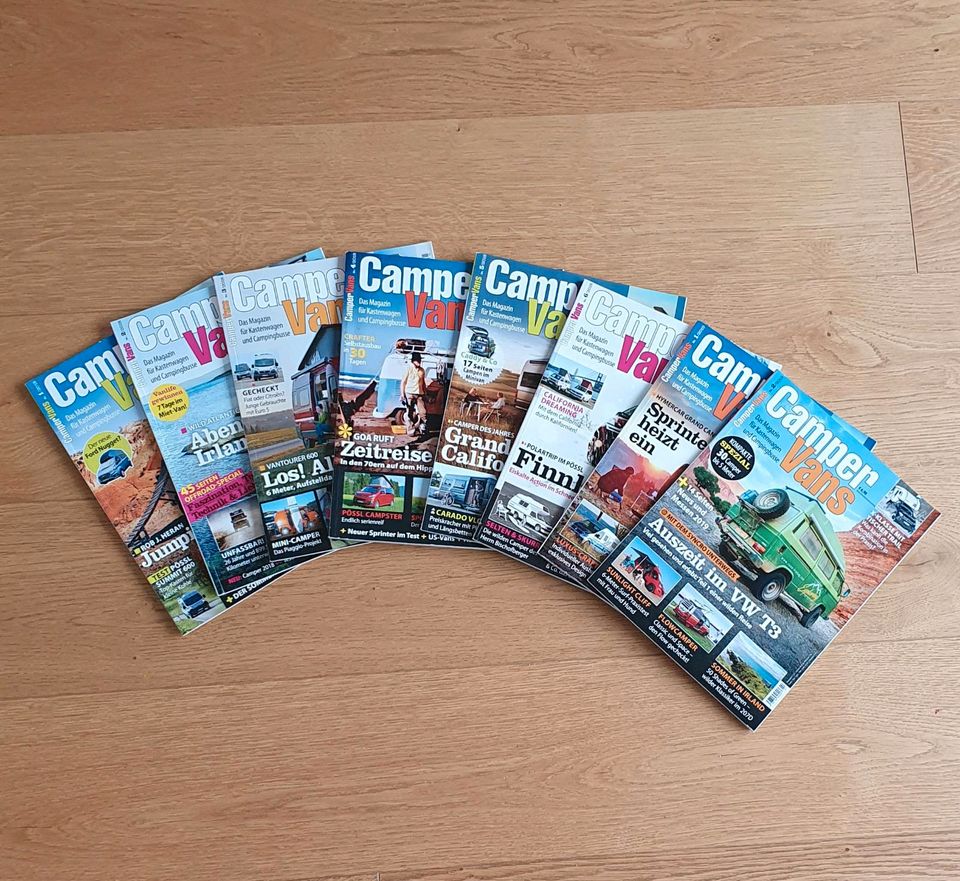 CamperVan Zeitschriften (8 Exemplare) in Mannheim