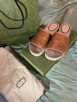 Gucci Sandalen Slipper Loafer Espadrilles Kord Beige Braun NEU Stuttgart - Stuttgart-Mitte Vorschau
