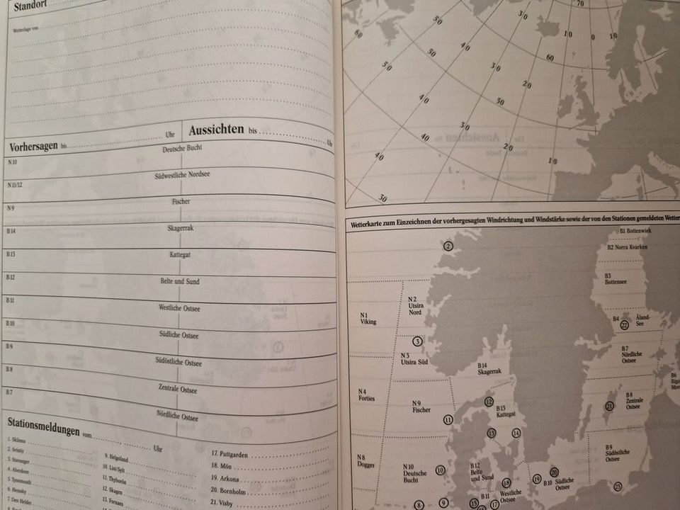 Bord-Wetter-Karte Ostsee-Wetterbericht in Centrum