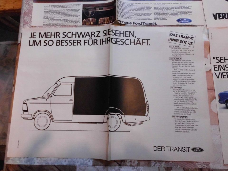 8 x Reklame Oldtimer Ford Transit MK2, auch mit Clubmobil !! in Moormerland