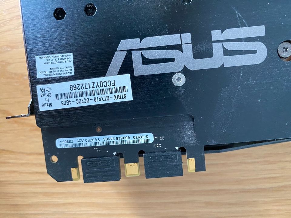 Gaminggrafikkarte Geforce GTX 970 4GB GDDR5 Speicher von ASUS in Oer-Erkenschwick