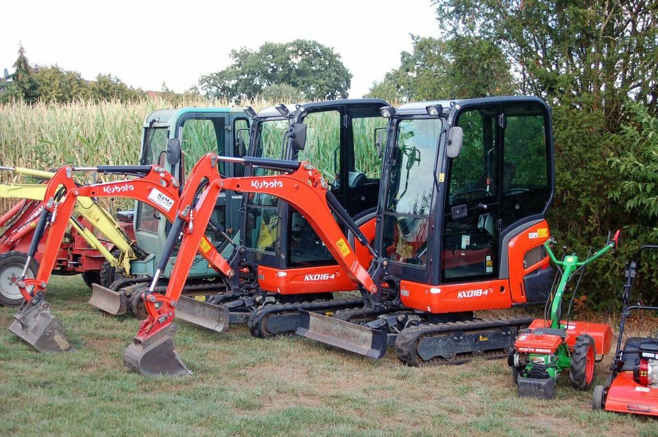 Minibagger Bagger Kubota zu mieten, vermieten, leihen... in Espelkamp