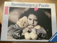 Ravensburger Puzzle – 1000 Teile, Mädchen mit Teddy, schwarz-weiß Baden-Württemberg - Balingen Vorschau