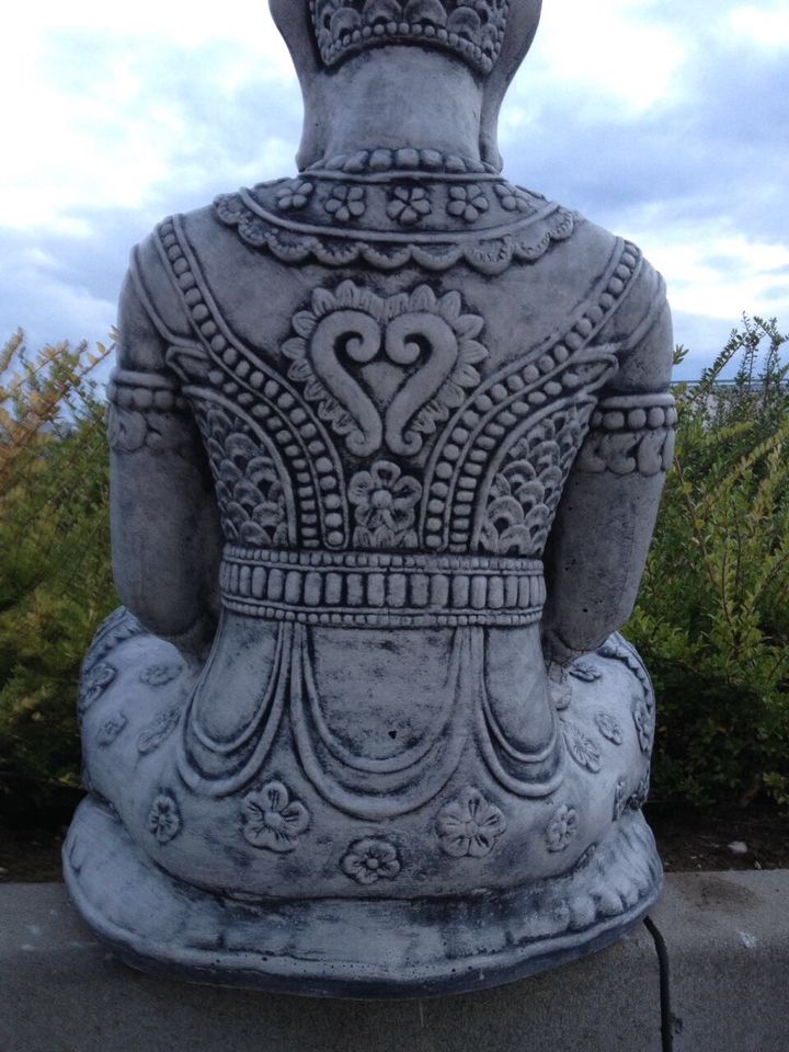 ‼️Buddha 80kg Tempelwächter Teich Feng Shui Brunnen Steinfigur‼️ in Goch