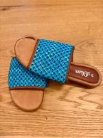 S.Oliver Sandale Schuhe Sommer Gr. 37 blau sehr gut Nordrhein-Westfalen - Würselen Vorschau
