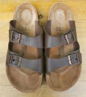 Birkenstock unisex Pantoletten gr.41/42 braun fast neu West - Unterliederbach Vorschau