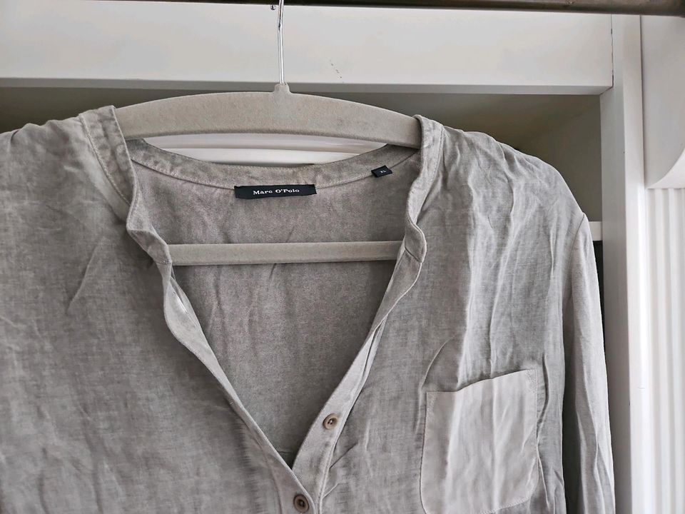 Marc O Polo Shirt Viskose taupe grau 40 42 XL *neu in Buesum