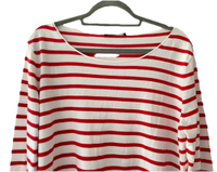 Weiß-Rot gestreifter neuer Sommer-Pullover Pulli von OUI Gr.44-46 München - Moosach Vorschau