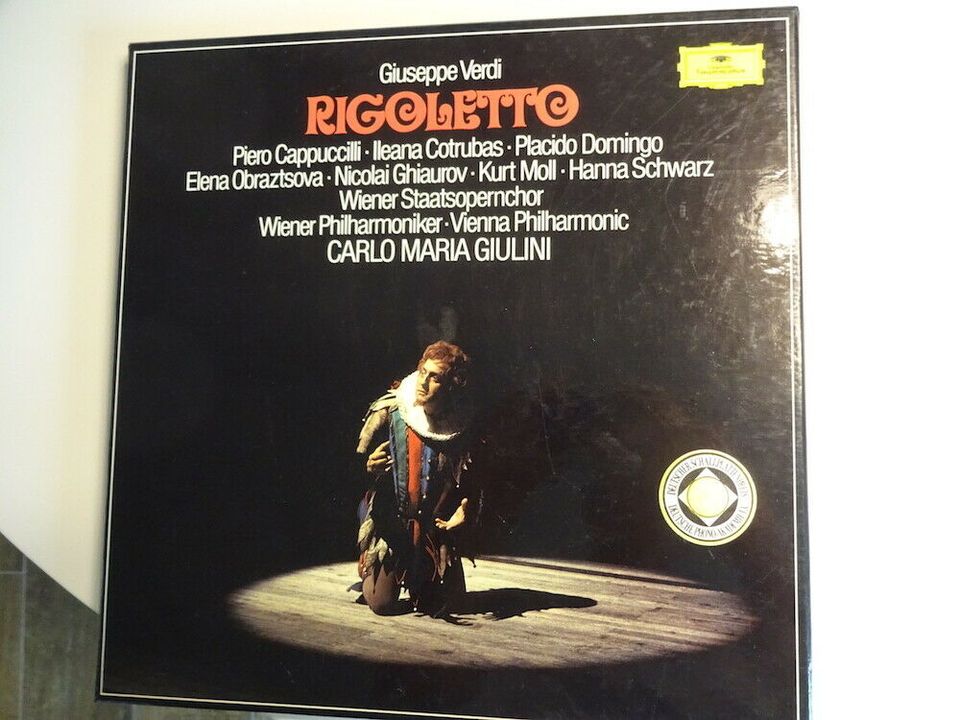 3 Schallplatten: Giuseppe Verdi - Rigoletto - CARLO MARIA GIULINI in Heist