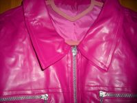 Mädchenjacke Jacke veganes Leder pink Gr. 182 ungetragen Niedersachsen - Norden Vorschau