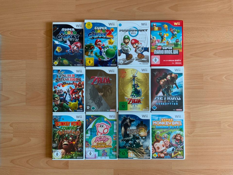 Wii U Konsole + Spielesammlung (Wii U und Wii Spiele) in Frankfurt am Main