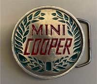 Vintage MINI COOPER Metallgürtelschnalle für bspw Ledergürtel Stuttgart - Stuttgart-Ost Vorschau