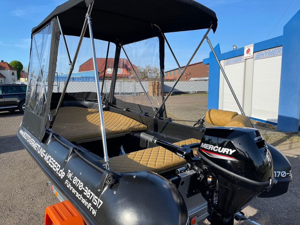 Boote mieten Boote auf Trailer ausleihen Führerscheinfrei fahren in Magdeburg