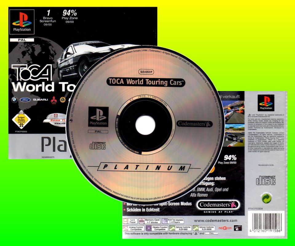 ☘️ Sony PlayStation 1 "TOCA World Touring Cars (Platinum)" ☘️ in Leipzig