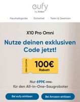 Eufy X10 Pro Omni 100€ Rabatt Code Hessen - Friedberg (Hessen) Vorschau