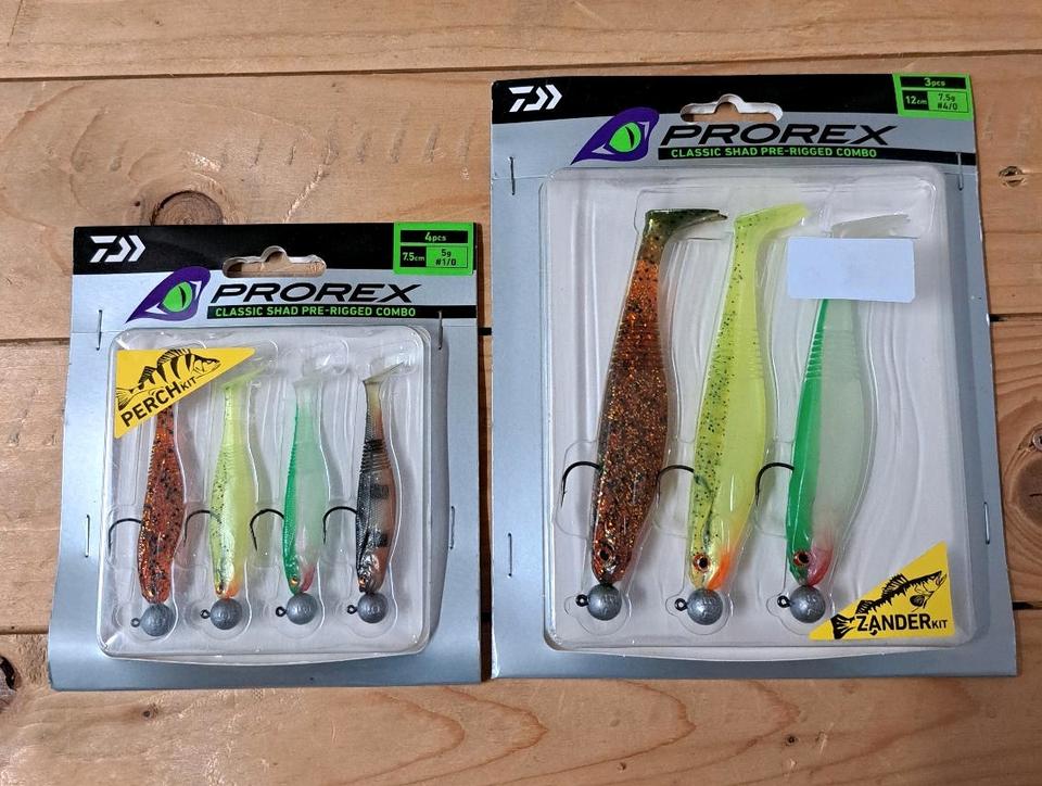 DAIWA PROREX PERCH KIT (BARSCH) & ZANDER KIT Köder NEU Angeln TOP in Bad Bentheim