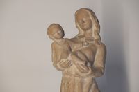 Stehende Madonna mit Kind, Keramik, Handarbeit, Scheck-Keramik Baden-Württemberg - Bietigheim-Bissingen Vorschau