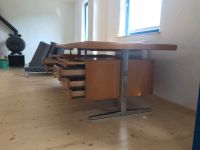 Schreibtisch, massiv und schwer aus Metall/Holz Bayern - Schonungen Vorschau