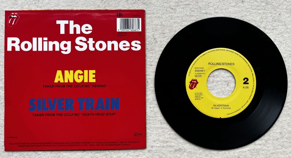 Rolling Stones - Angie / Silver Train - Vinyl Single 7” in Dietzenbach