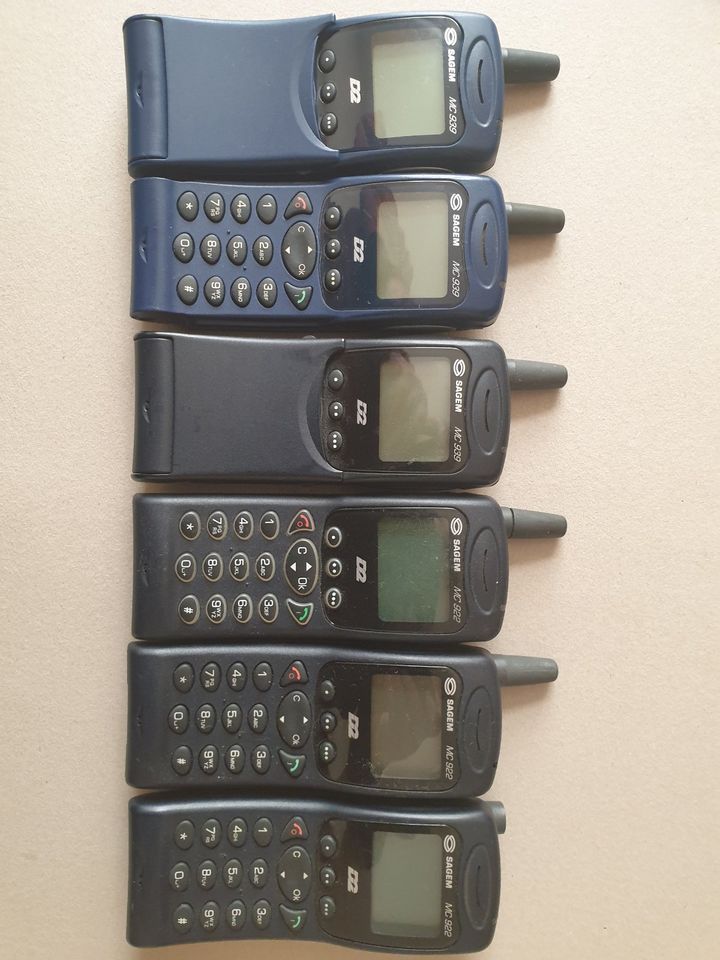 6x Handy Vintage x Sagem MC 3x939 +3x922 KULT in Schwerin