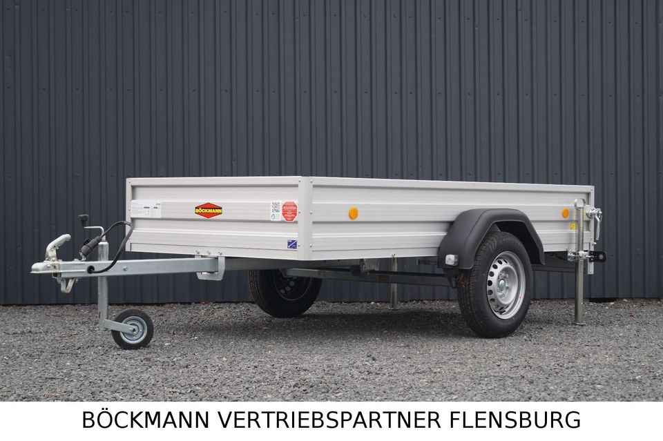 Anhänger Böckmann TL-AL 2513/75 Alu 750KG CFlex + Zubehör-Paket in Flensburg