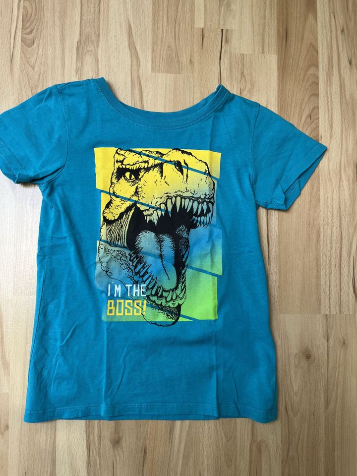 T-Shirt Gr.128 Dino Dinosaurier blau in Simmern