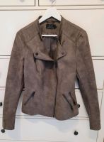 Lederjacke Bikerjacke Kunstleder ONLY Gr. 38 taupe Übergangsjacke Hessen - Bad Schwalbach Vorschau