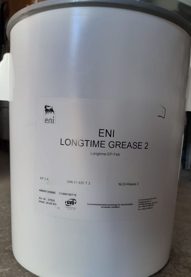 Eni Longtime Grease 2 im 25 KG Eimer in Hengersberg