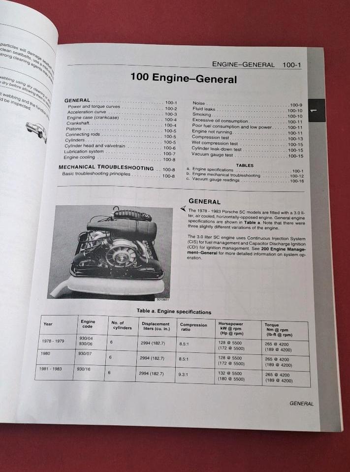 Werkstatt-Handbuch PORSCHE 911SC  Reparatur-Leitfaden Manual in Wülfrath