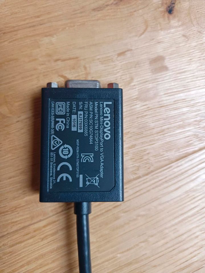 Lenovo Mini Display Port to VGA Adapter in Friedrichshafen