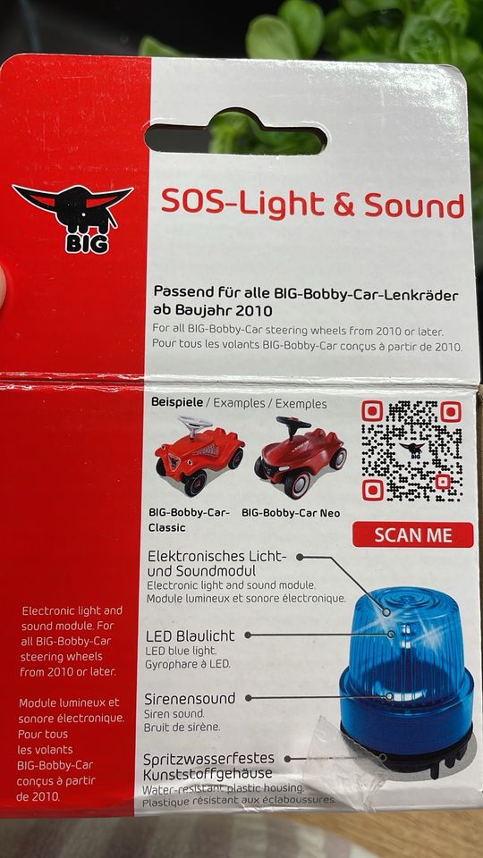 Bobbycar SOS-Light & Sound zu verkaufen in Goldelund