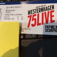 Konzertkarte MM Westernhagen Hamburg Niedersachsen - Salzhausen Vorschau