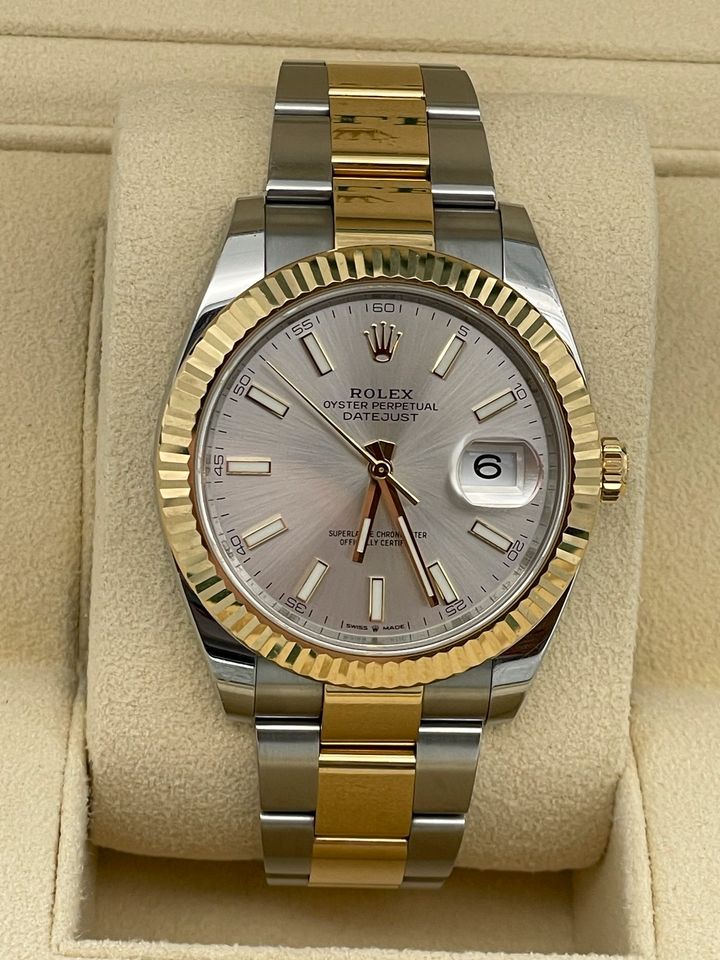 Rolex Datejust 41mm Stahl-Gold Ref:126333 Bj.2023 Lc:100 in Frankfurt am Main