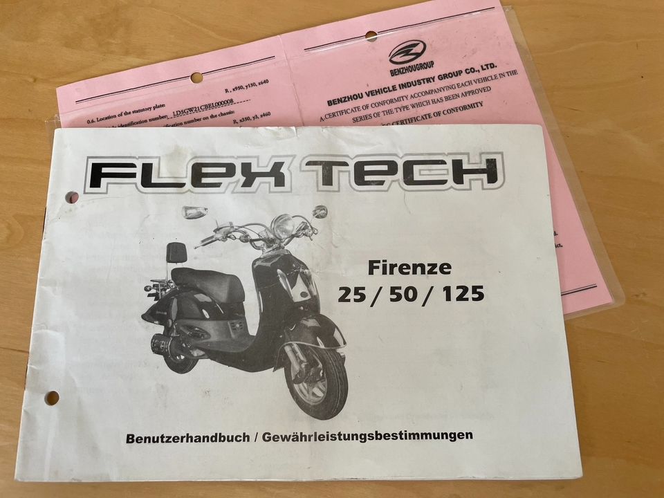 *** Wünderschöne Firenze 50 Motorroller 4Takt sof. losfahren *** in Elmshorn